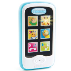 SMOBY Cotoons Niebieski Smartfon Telefon