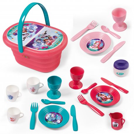 Smoby Koszyk Piknikowy Enchantimals z akcesoriami