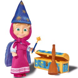 Simba Lalka Masza i Niedźwiedź Czarodziejka Magiczne Sztuczki 