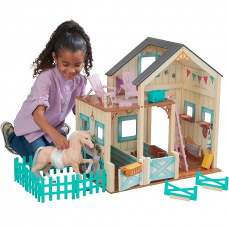 KidKraft Drewniana Stajnia Dla Koni Sweet Meadow