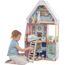 Piętrowy Drewniany Domek Dla Lalek Kidkraft Matilda