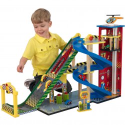 Drewniany Parking Garaż Tor Dla Dzieci Mega Rampa Zjazdowa Kidkraft