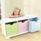 KidKraft Drewniana komoda 3 pojemniki na zabawki Nantucket