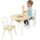 KidKraft Stolik drewniany + 2 krzesełka