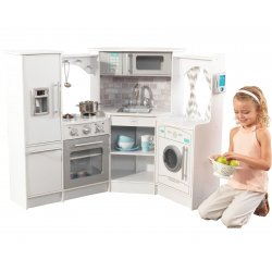 Drewniana Kuchnia Elektroniczna Dla Dzieci Narożna Kidkraft