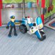 KidKraft Domek superbohatera drewniany policja straż figurki