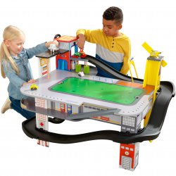 KidKraft Drewniany Tor Wyścigowy Wielopoziomowy Zestaw