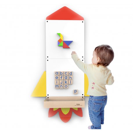 VIGA Zestaw Tablic edukacyjnych - Rakieta + Akcesoria