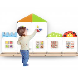 VIGA System Tablic Edukacyjnych Domek + Akcesoria