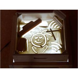 Multifunkcyjny Stół Na Kółkach Zestaw z panelem świetlnym i ramką