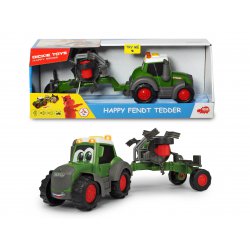 DICKIE Happy Traktor Fendt i Przetrząsacz 30 cm