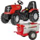 ROLLY TOYS Traktor na Pedały + Przyczepa