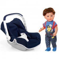 BABY BORN INTERAKTYWNA LALKA CHŁOPIEC + NOSIDEŁKO
