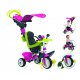 Trójkołowy Rowerek Dla Dzieci Baby Driver Różowy Smoby + Bidon