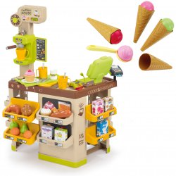 DUŻA KAWIARENKA SKLEP + ZESTAW LODÓW W WAFELKU