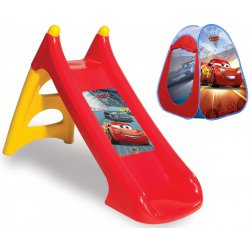 SMOBY NAMIOT SAMOROZKŁADAJĄCY CARS + ZJEŻDŻALNIA