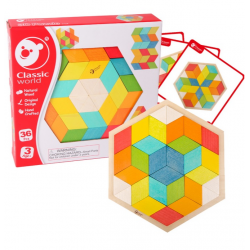 Układanka Romby Klocki Logiczne Classic World