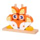 CLASSIC WORLD Drewniane Kreatywne Klocki Lis