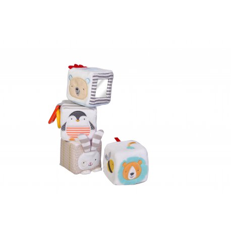 CLASSIC WORDL Kolorowe Pluszowe Klocki