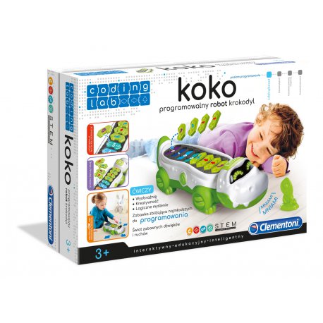 Clementoni Koko Programowalny Robot Krokodyl