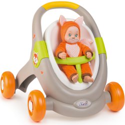 Smoy MiniKiss Chodzik Pchacz 3w1 Wózek dla Lalek
