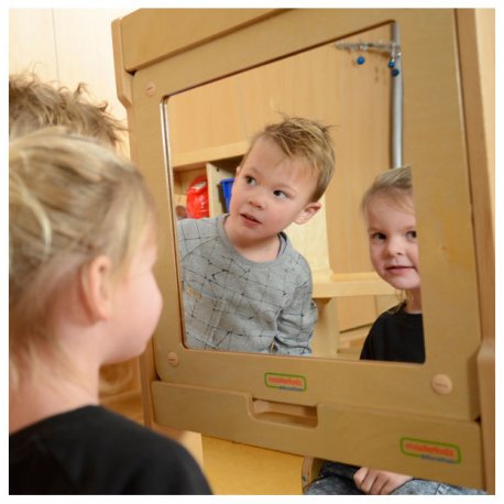 MASTERKIDZ Tablica Edukacyjna Lustro z Akcesoriami do montażu