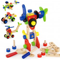 Viga Zestaw klocków konstrukcyjnych 68 elementów