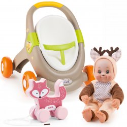 Smoy MiniKiss Chodzik Pchacz 3w1 Wózek dla Lalek
