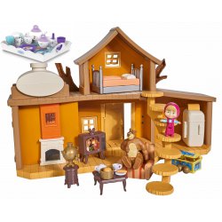 SIMBA Masza i Niedźwiedź Dom Miszy + Taca