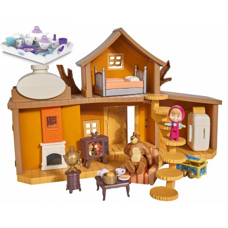 SIMBA Masza i Niedźwiedź Dom Miszy + Taca