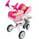 Smoby Wózek 5w1 Maxi Cosi Quinny + Lalka Funkcyjna Baby Born 9 Funkcji
