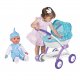 Wózek głęboki dla lalek Frozen Kraina Lodu Smoby gondola