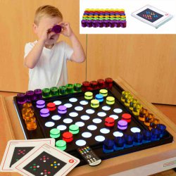 MASTERKIDZ Kolorowe Cylindry do Gry Zestaw 48 szt.