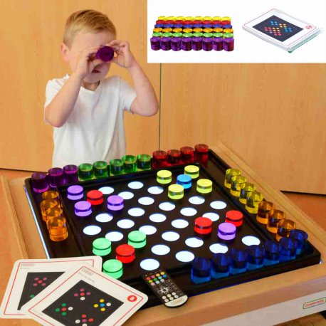 MASTERKIDZ Kolorowe Cylindry do Gry Zestaw 48 szt.