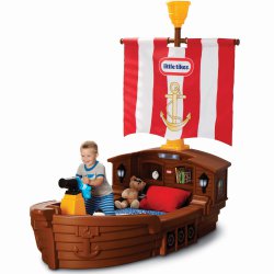 Little Tikes Łóżko z Materacem Statek Piracki Dla Dzieci