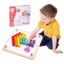 CLASSIC WORLD Drewniana Układanka Mozaika 63 elementy