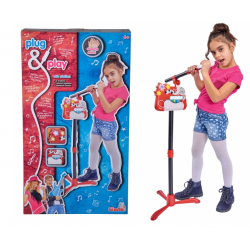 Simba Zestaw Muzyczny 2W1 Plug&Play Karaoke Mikrofon