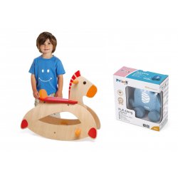 Konik Na Biegunach Bujak Drewniany Classic World