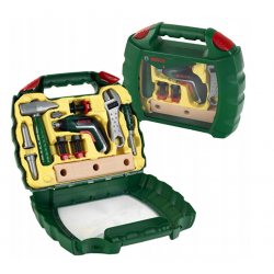 BOSCH WALIZKA Z NARZĘDZIAMI DLA DZIECI + WKRĘTARKA