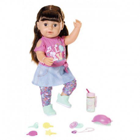 BABY born - Lalka interaktywna Siostrzyczka brunetka 43 cm Model 2019