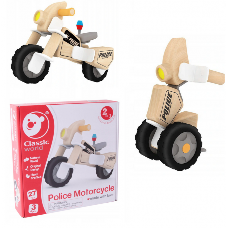 CLASSIC WORLD Klocki Konstrukcyjne Motocykl Policyjny