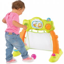 Interaktywna Bramka 3w1 Koszykówka Ogródek Zabaw Dla Dzieci Smoby Cotoons