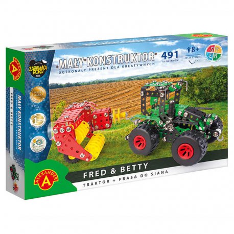 Alexander Mały Konstruktor Maszyny Rolnicze- Farmer 302 elem.