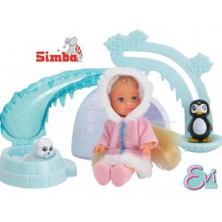 SIMBA Lalka EVI LOVE zimowa FOKA pingwin +Barbie