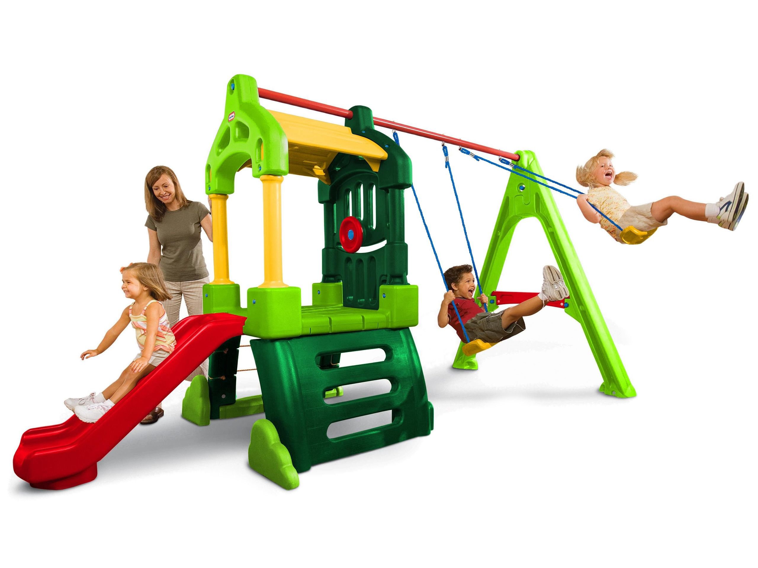 Plac Zabaw Dla 2 Latka Plac Zabaw Zjeżdżalnie Huśtawki Little Tikes Clubhouse