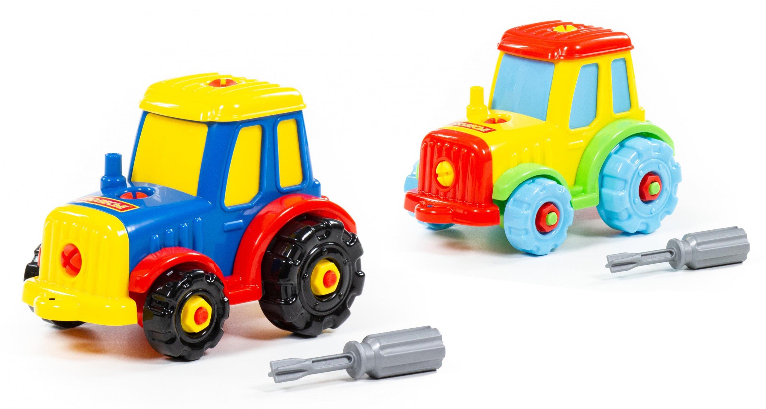 Kolorowy traktor ze śrubokretem Wader > Sklep