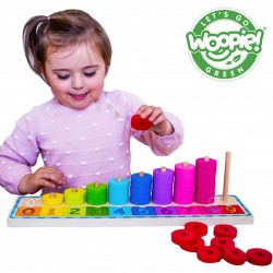 TOOKY TOY Nauka Liczenia i Kolorów Układanka