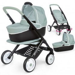 SMOBY Wózek dla Lalek Maxi Cosy Quinny 3w1 Wózek głęboki Gondola Spacerówka
