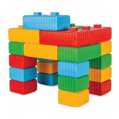 WOOPIE Klocki Konstrukcyjne Zestaw z Samochodzikiem 43 el.