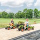 CLAAS Traktor z Przyczepą i Łyżką na pedały FALK